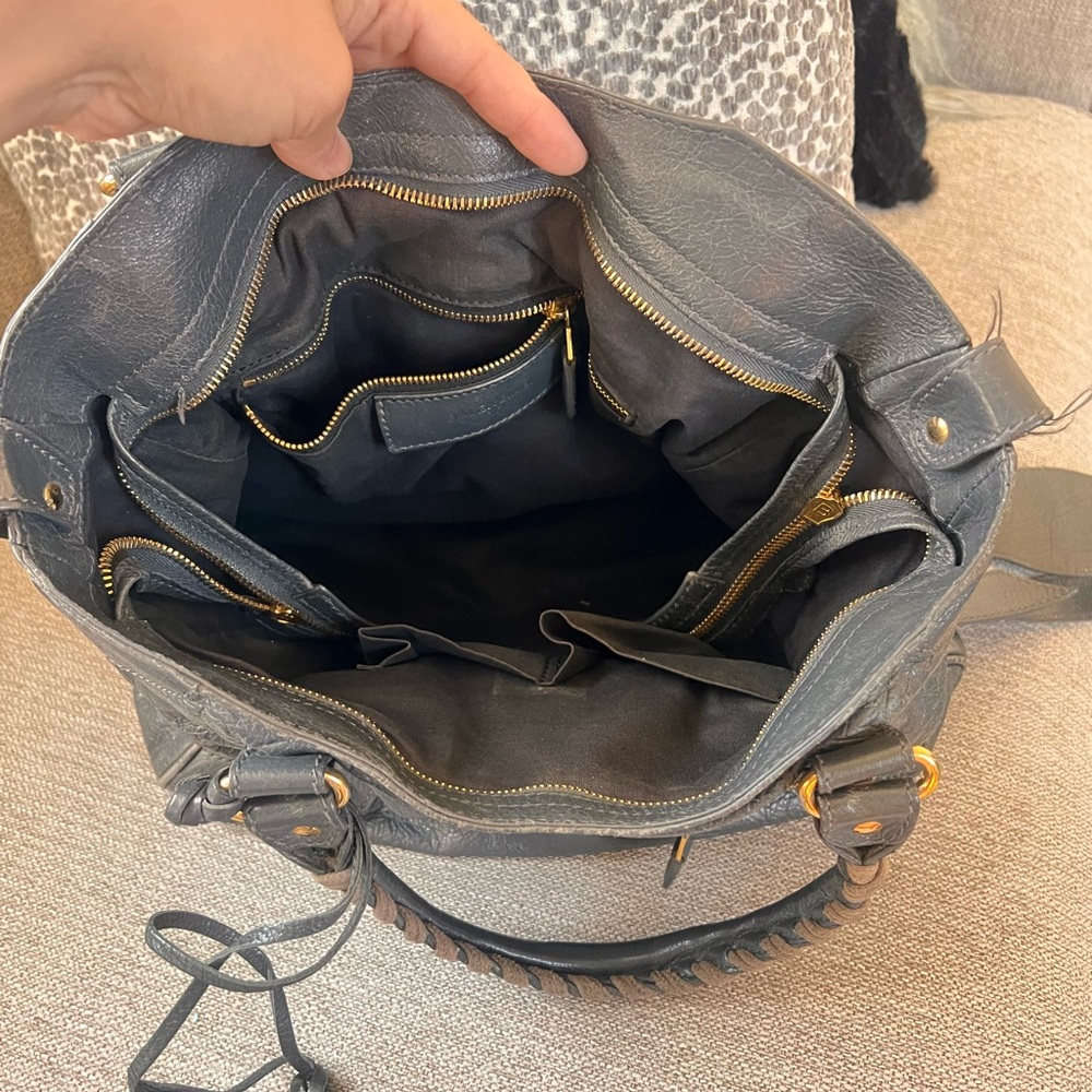 Balenciaga Classic 12 Gold Hardware Gray Velo City Bag - Picture 7 of 12
